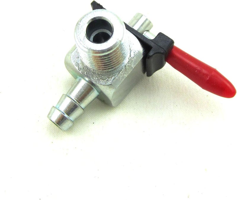 DAMINEDING Mini Petcock Fuel valve 90 degree 1/4 NPT x 1/4 inch barb Petcock for 000183 for 80210 for 35-9072 for 21-102 - Image 3